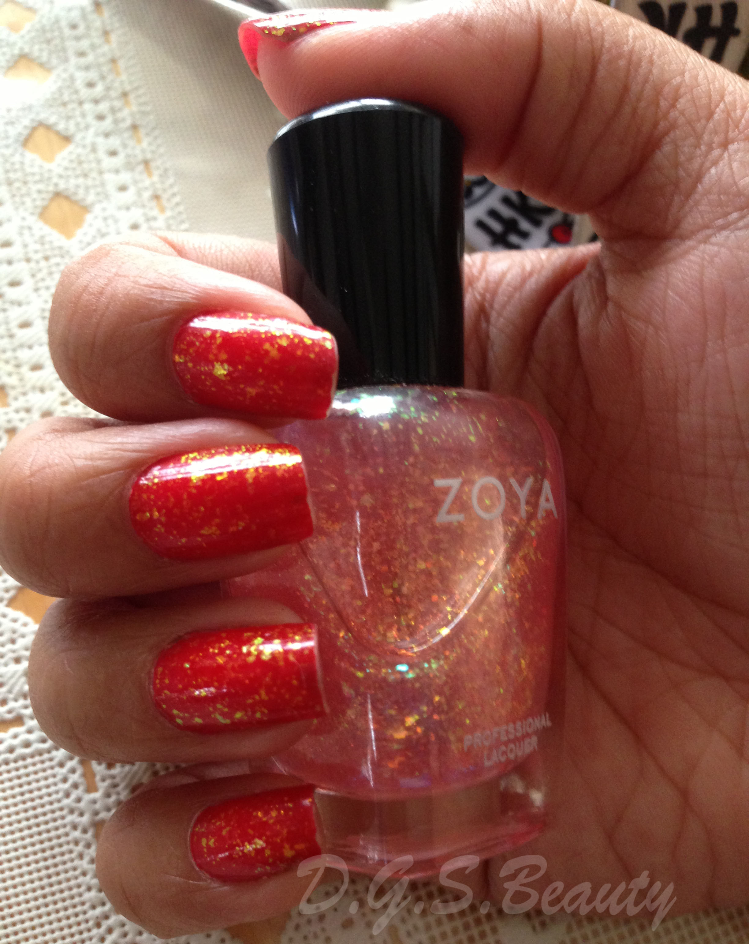 Franny's NOTD: Red Shimmer (Guest Post)