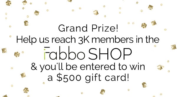 Join iFabbo and Enter to Win a $500 Gift Card!